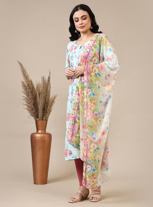 AURELIA Floral Print Dupatta
