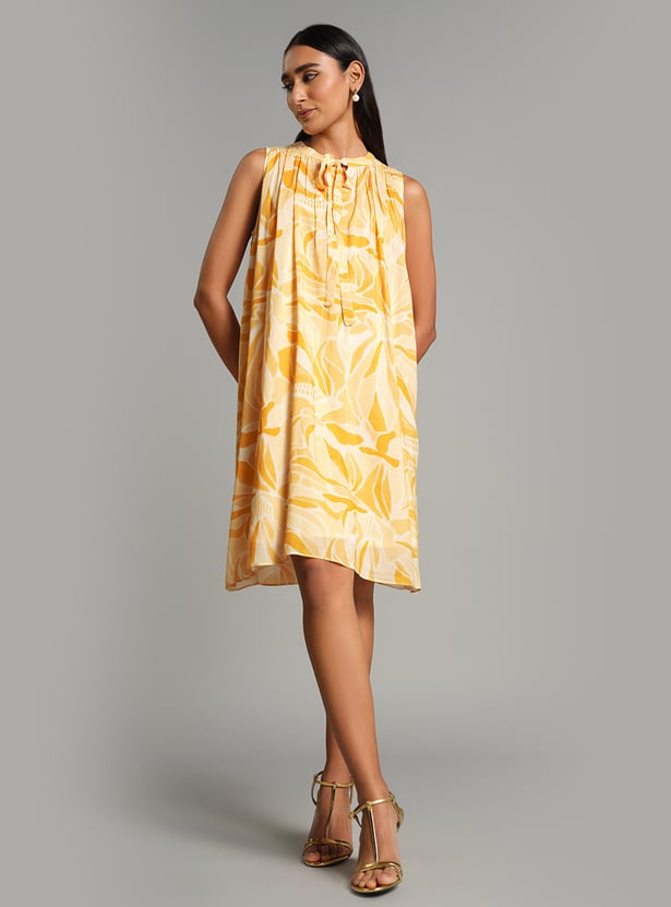 AND Printed A-line Dress