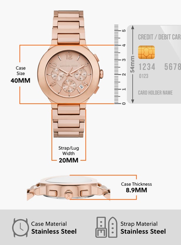 MICHAEL KORS Oversized Gramercy Chronograph Watch - MK7521I