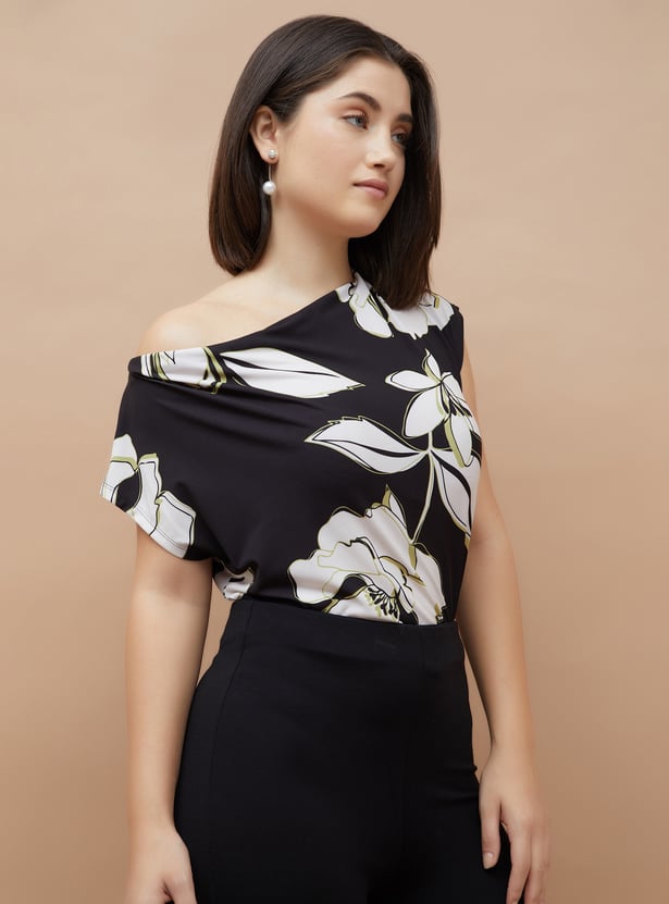 CODE Floral Print Top