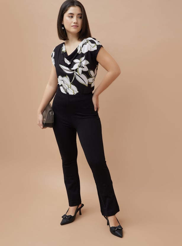 CODE Floral Print Top