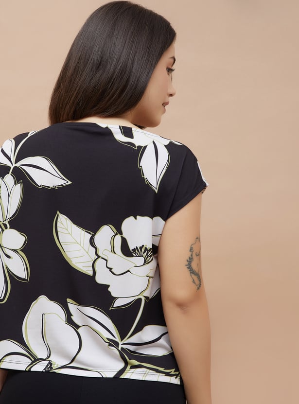 CODE Floral Print Top