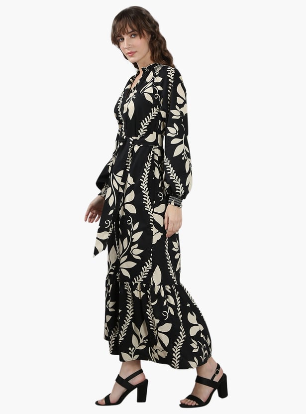 VERO MODA Printed A-line Maxi Dress