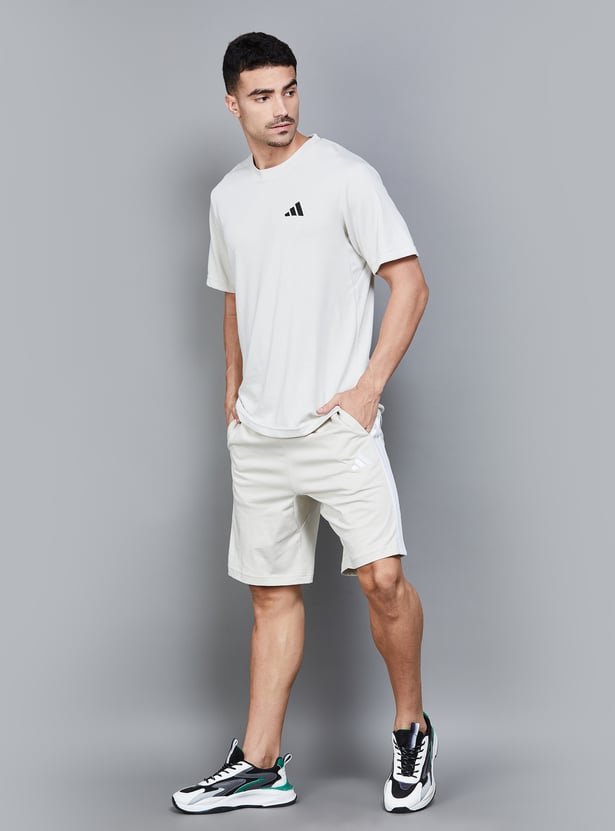 ADIDAS Striped Athletic Shorts