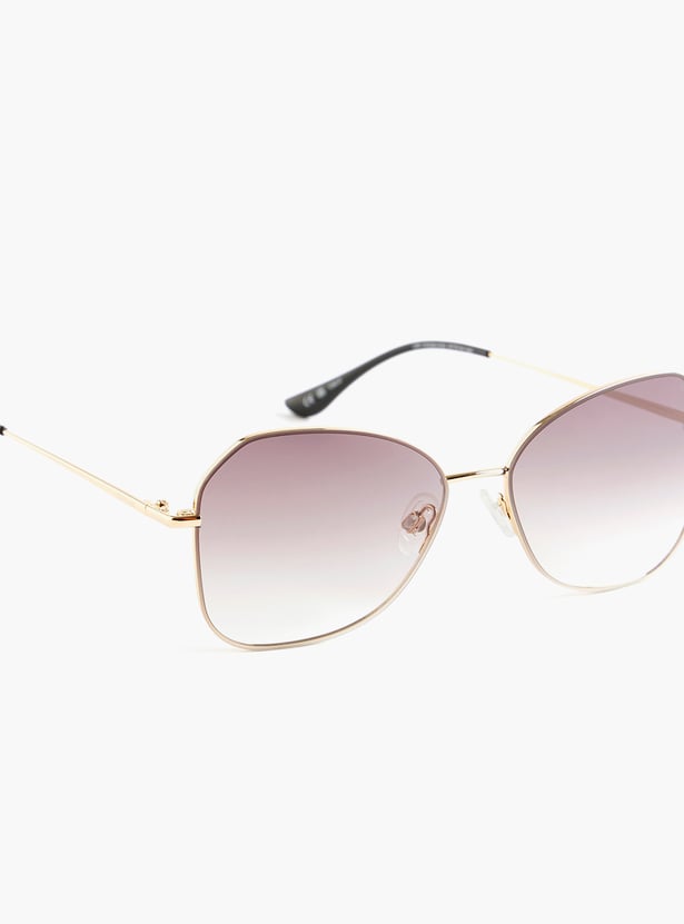 OPIUM UV Protected Geometric Sunglasses - OP-10329-C02-57