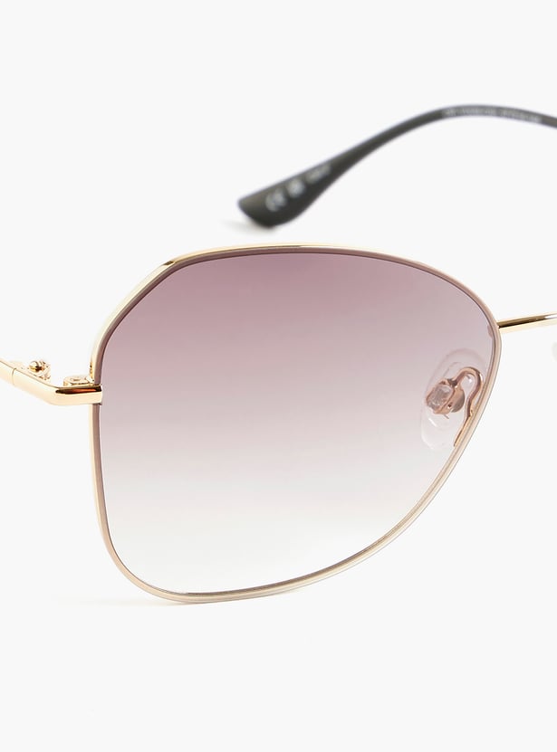 OPIUM UV Protected Geometric Sunglasses - OP-10329-C02-57