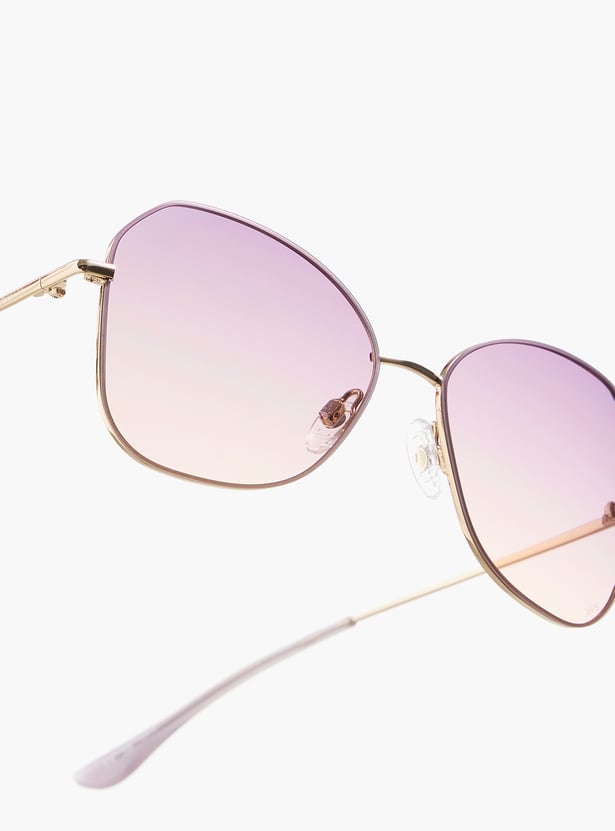 OPIUM UV Protected Geometric Sunglasses - OP-10329-C04-57