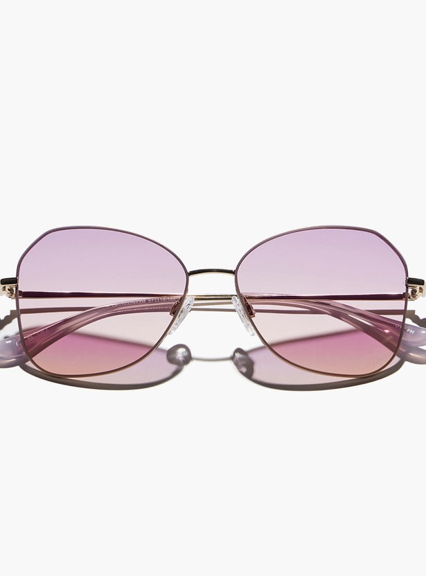 OPIUM UV Protected Geometric Sunglasses - OP-10329-C04-57