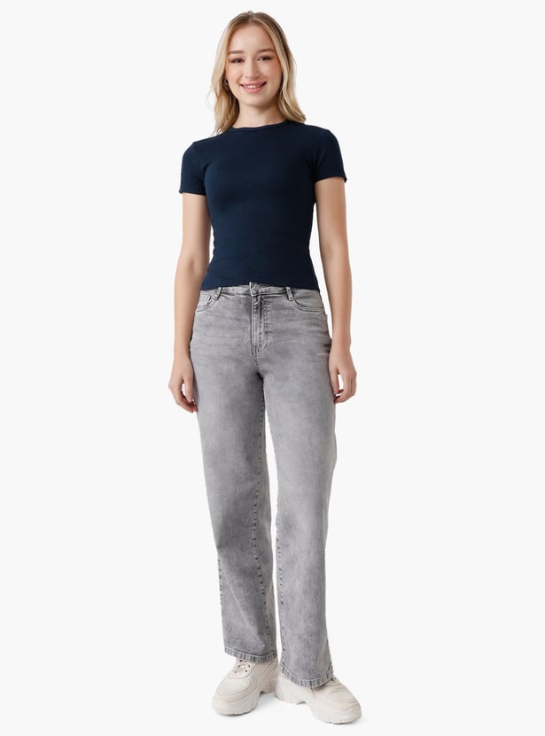 KRAUS Rib Knit T-shirt
