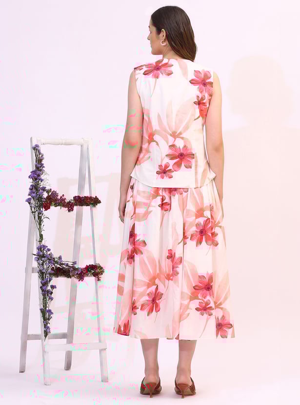 W Floral Print Co-Ords Set with Jacket