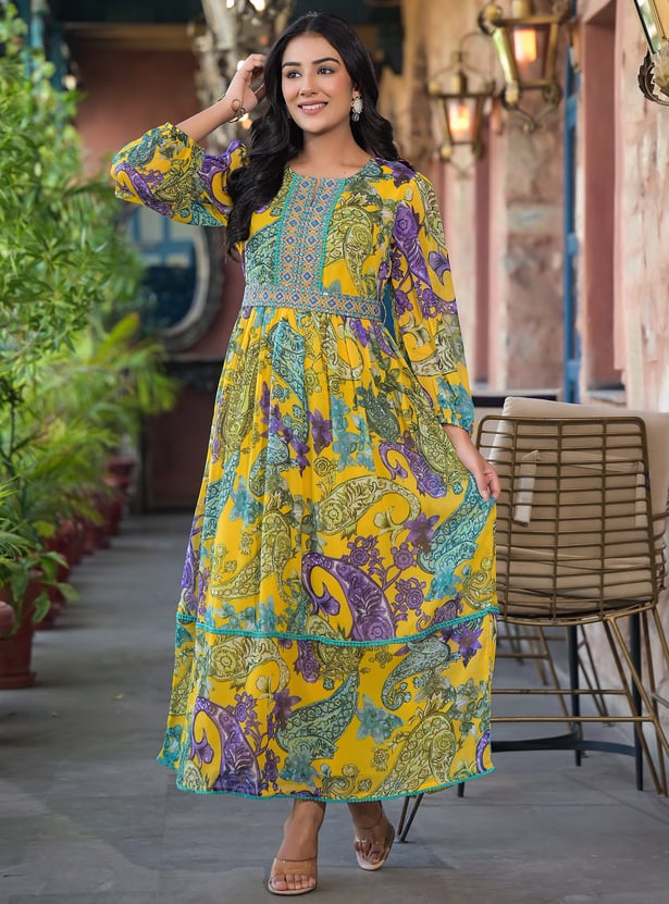 JUNIPER Printed Maxi Dress