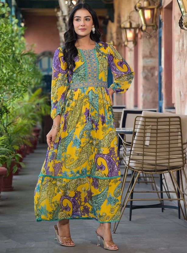 JUNIPER Printed Maxi Dress