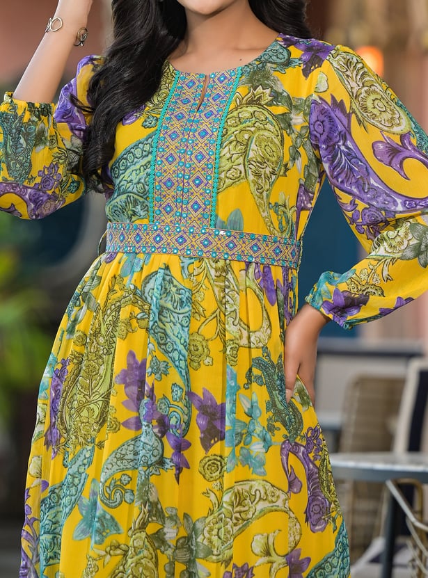 JUNIPER Printed Maxi Dress