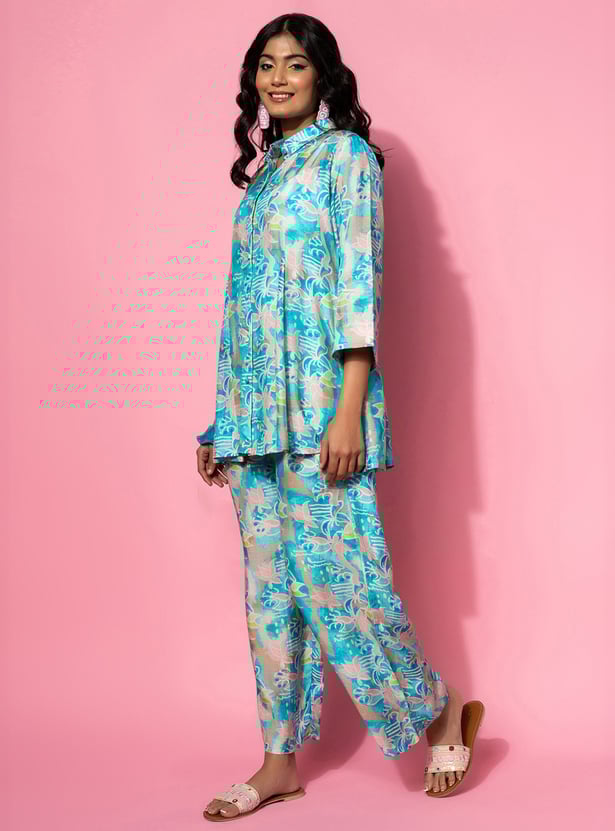 LIBAS Floral Print Co-Ord Set