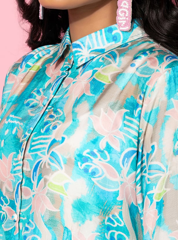 LIBAS Floral Print Co-Ord Set