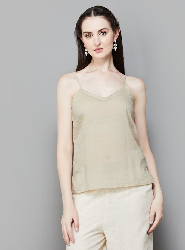 Buy BIBA Printed Keyhole Kurti with Camisole from BIBA at just INR