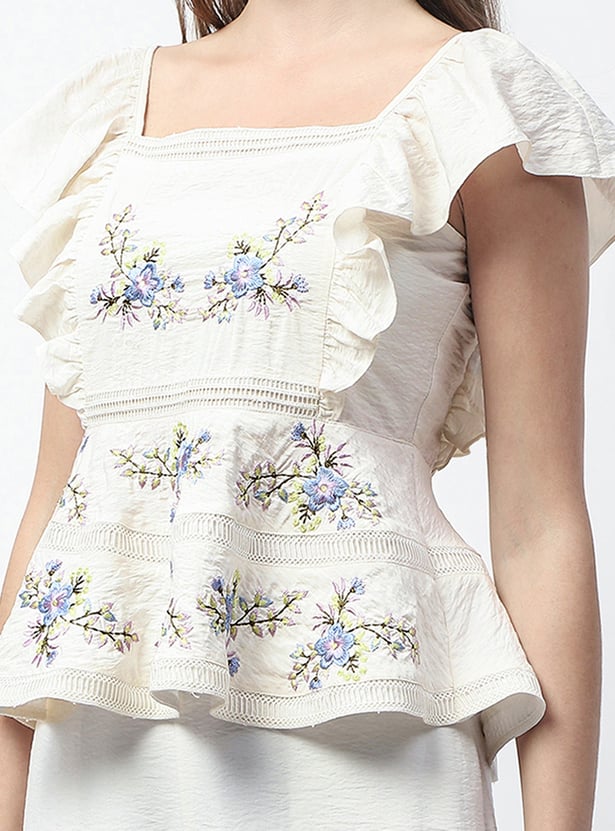 MADAME Embroidered Co-Ord Set