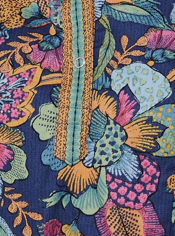BIBA Floral Print A-line Dress