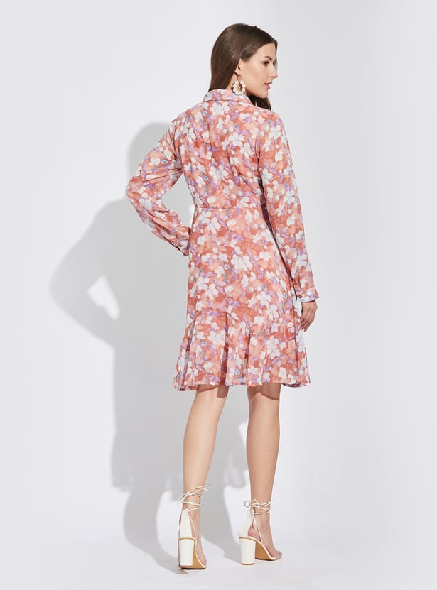 LATIN QUARTERS Floral Print A-line Dress