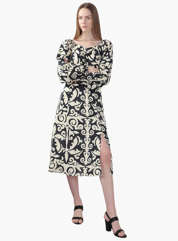 VERO MODA Printed A-line Dress