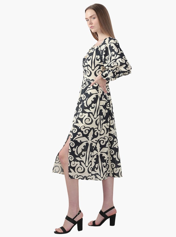 VERO MODA Printed A-line Dress