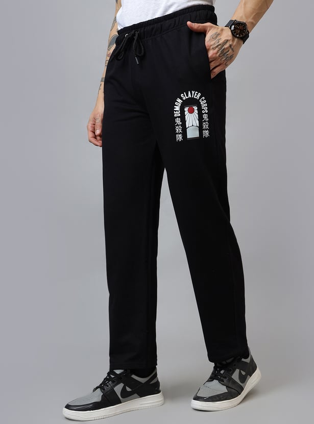 FREE AUTHORITY Printed Sports Track Pants