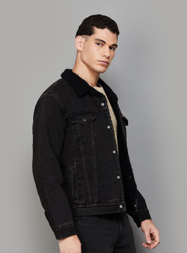 Buy LEVI'S Washed Denim Jacket from Levi's at just INR 7999.0