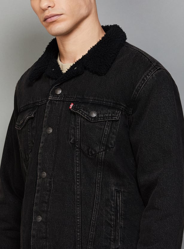 Buy LEVI'S Washed Denim Jacket from Levi's at just INR 7999.0