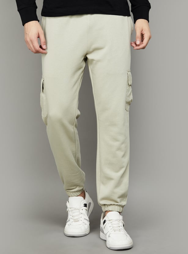 Buy LEVI'S Solid Regular Fit Cargo Joggers from Levi's at just INR
