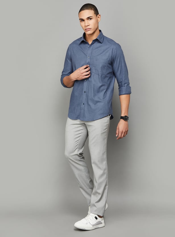 Buy COLORPLUS Solid Regular Fit Shirt from Colorplus at just INR 3159.0