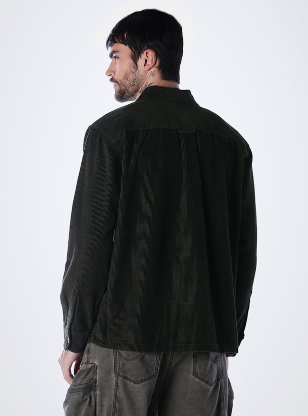 Basic Herengarderobe Jack & Jones JJECLASSIC CORDUROY SHIRT - Košile - Beige/béžová JACK & JONES Melange Shirt