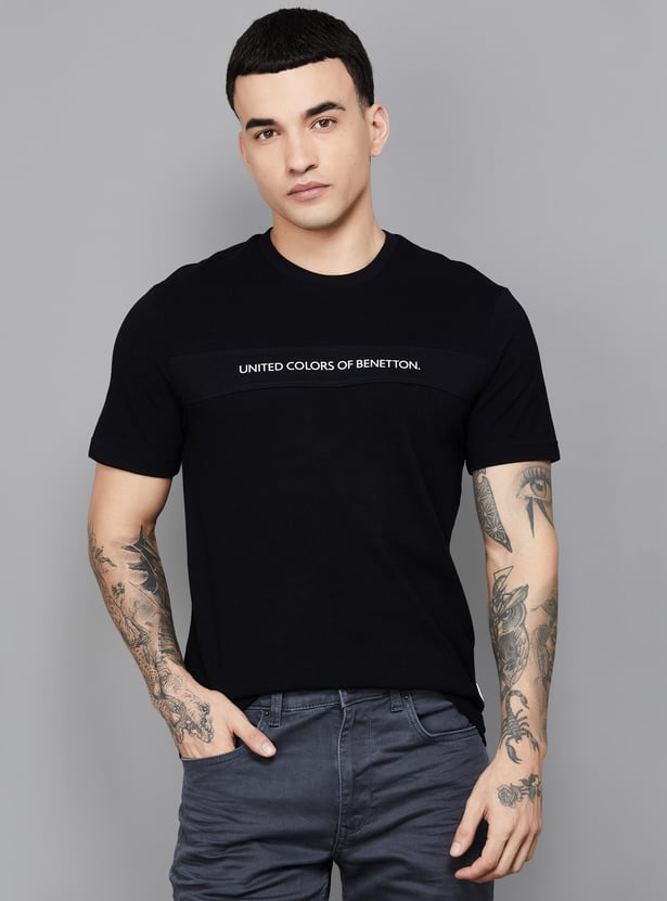 Buy UNITED COLORS OF BENETTON Logo Print T-shirt from United