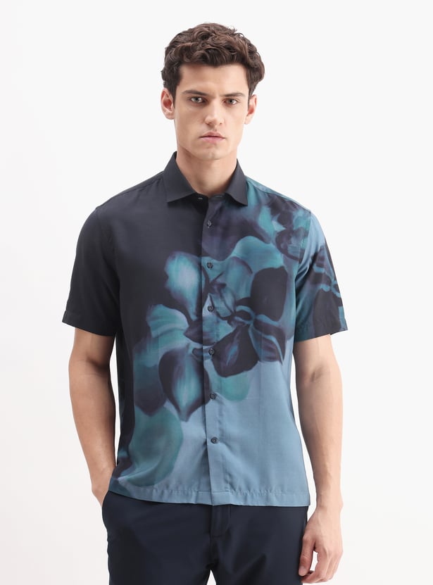 Buy RARE RABBIT Printed Regular Shirt from Rare Rabbit at just INR 2799.0