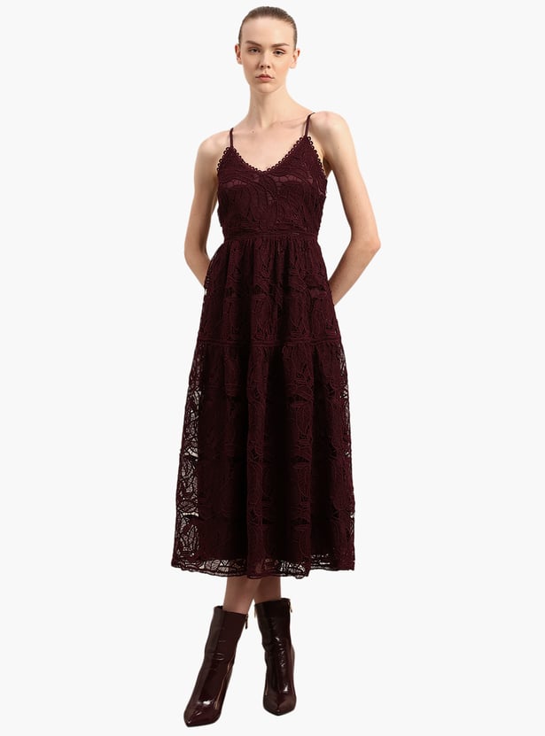 Buy VERO MODA Lace Layered A-line Party Dress from Vero Moda at