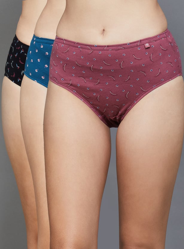 JOCKEY Simple Comfort Assorted Hipster Panties - Pack of 3