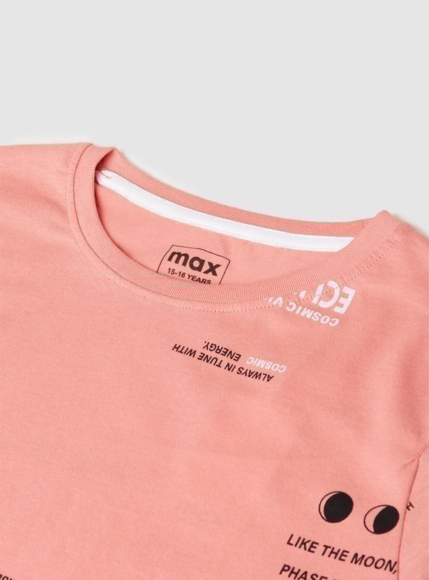 Girls Printed T-shirt - Pack of 2