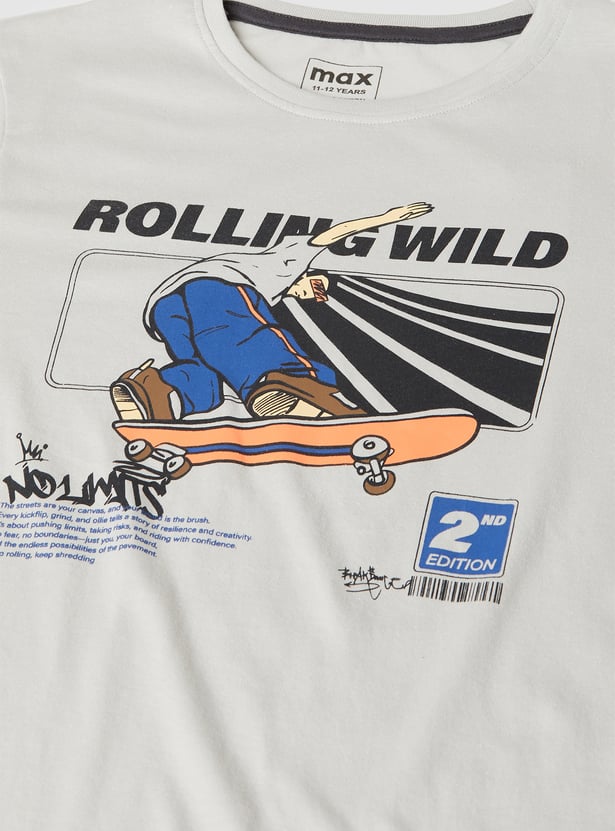 Girls Printed T-shirt - Pack of 2