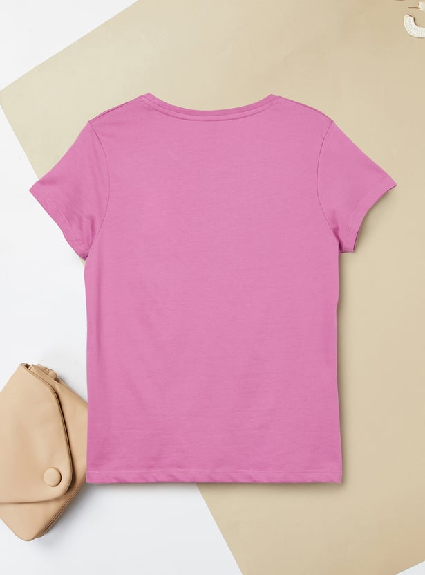 Girls Printed T-shirt - Pack of 2