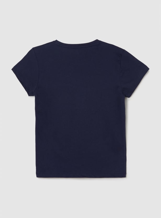 Girls Printed T-shirt - Pack of 2