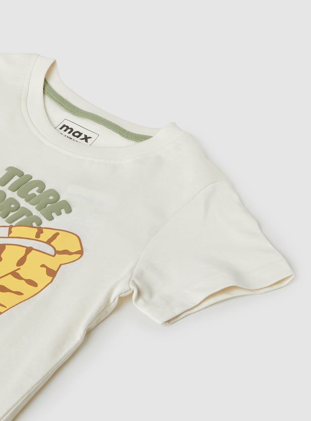 Boys Printed T-shirts - Pack of 2