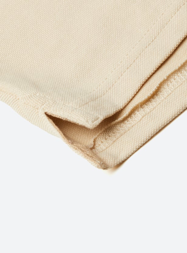 Boys Textured Polo T-shirts - Pack of 2