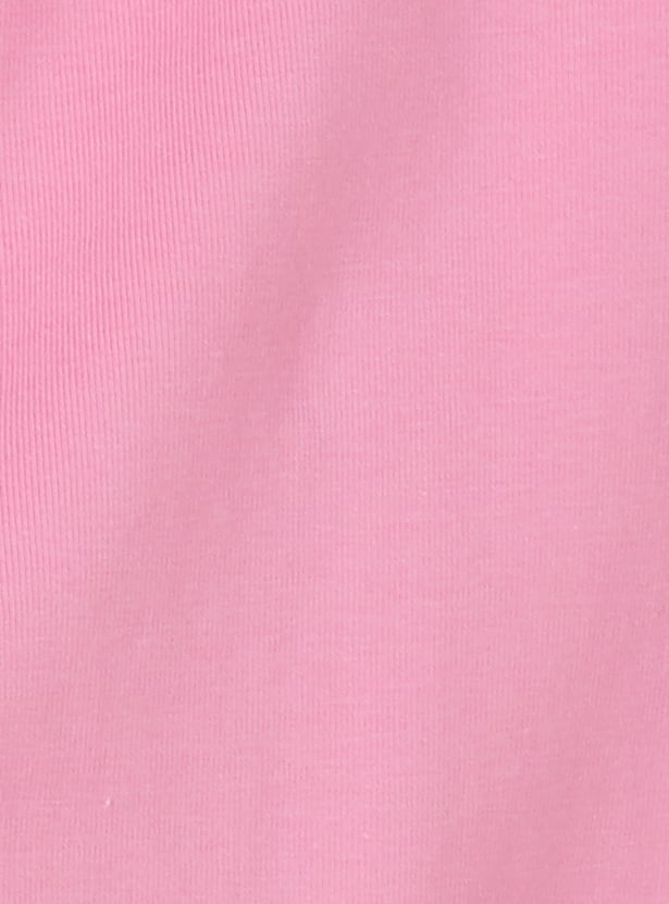 Girls Solid Leggings - Pack of 2