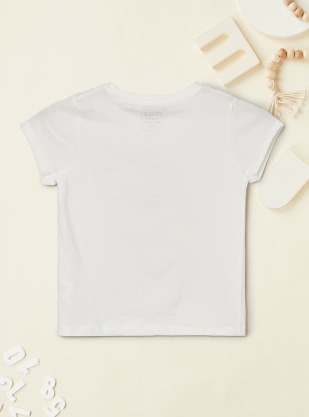 Girls Printed T-shirts - Pack of 2