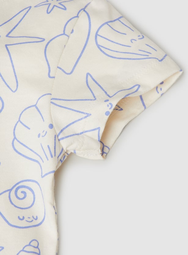 Girls Printed T-shirt - Pack of 2