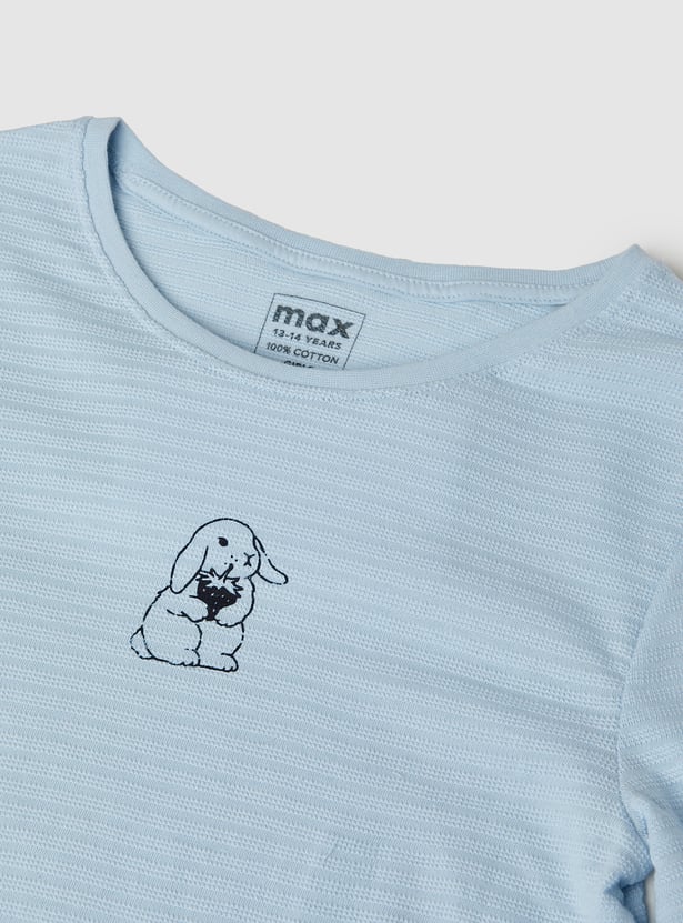 Girls Printed T-shirt - Pack of 3