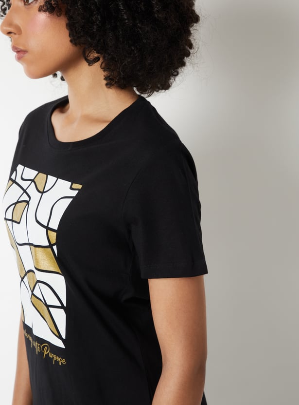 Women Printed T-shirts - Pack of 2