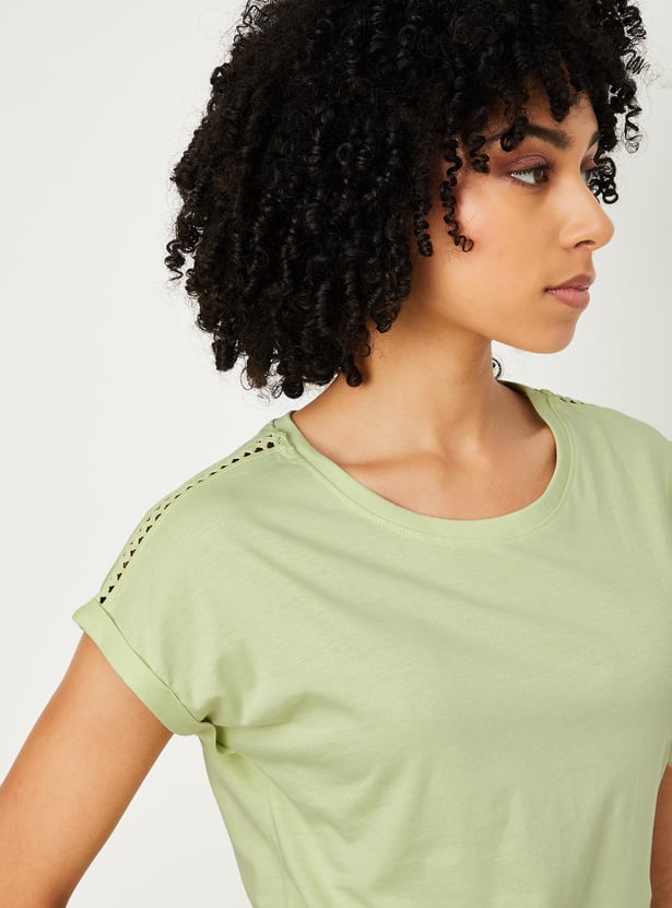 Women Solid T-shirts - Pack of 2