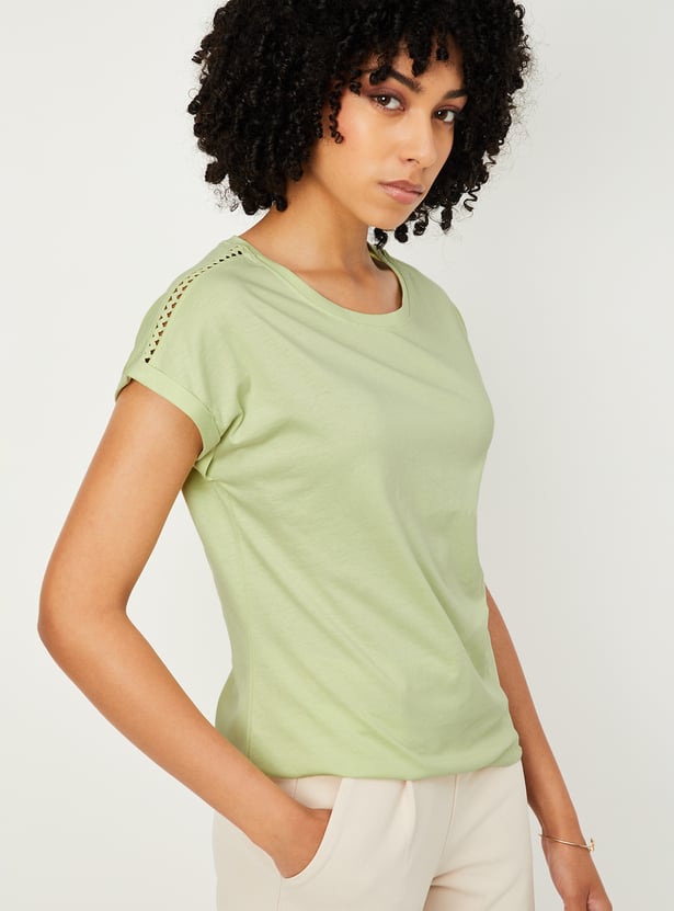 Women Solid T-shirts - Pack of 2