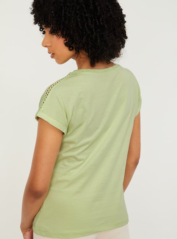 Women Solid T-shirts - Pack of 2