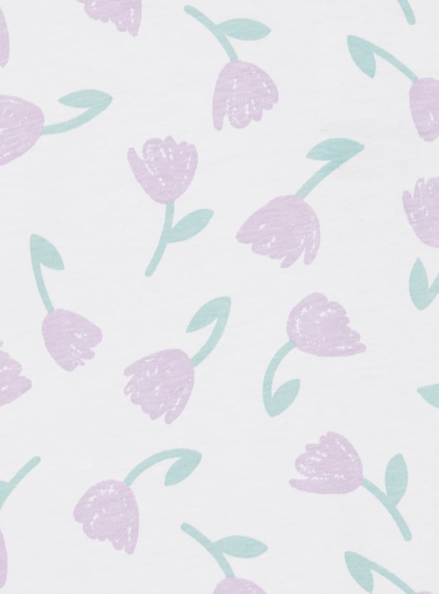 Girls Printed T-shirts - Pack of 2